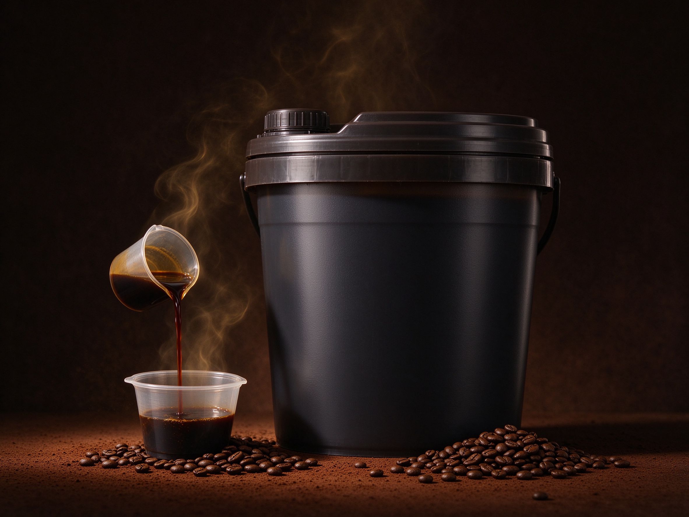 Bulk coffee extract jerry can