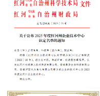 Honghe enterprise technology centre notice