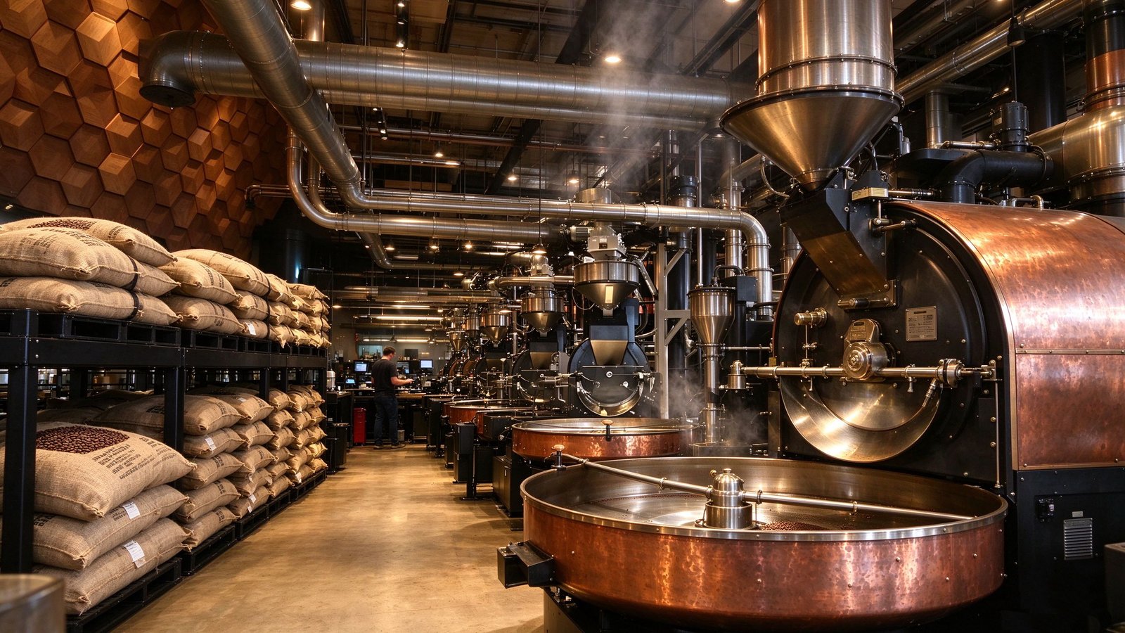 Seven Kingdoms Coffee roasting facility